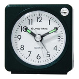 Reloj Despertador Eurotime Metalizado 71/617 Verde