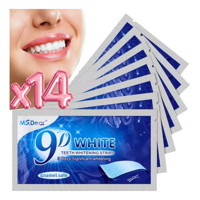 Bandas Tiras Blanqueadoras 9d Tratamiento Dental 14 Sobres F | MercadoLibre