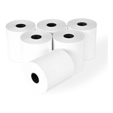 100 Rollos Papel Térmico 57x40 Impresora Portátil 58mm Color Blanco Ramspit