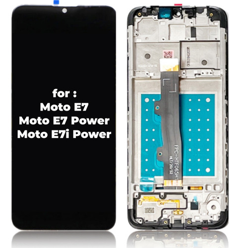 Pantalla Táctil Lcd Display Con Marco Para Moto E7 E7i Power