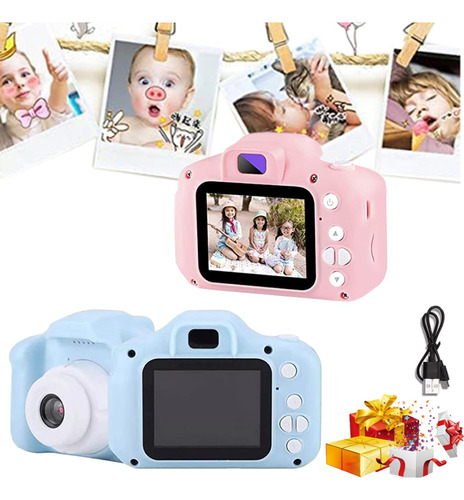 Camara Digital Niños Uso Rudo Hd 1080p Fotos Video Infantil