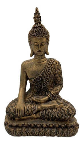 Buda Hindu Estátua Resina 33cm