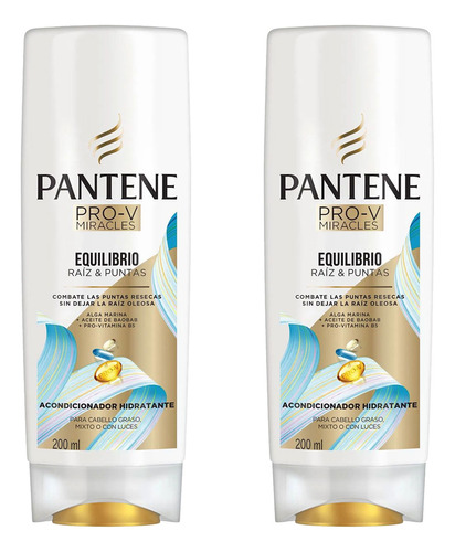 Pack Acondicionador Pantene Pro-v Miracles Equilibrio 200 Ml