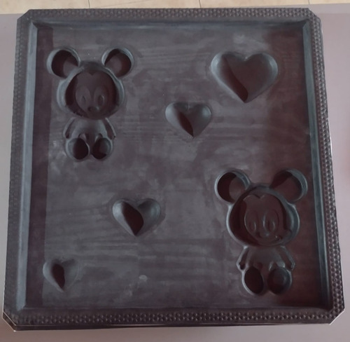 Molde Placa Yeso, Mickey 3d