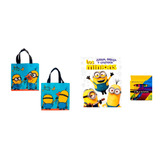 40 Bolsas Dulceras + Libros Para Colorear + Cajas Crayones