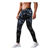 Lycra Deportiva Transpirable - Negro Con Blanco Ref. 8040