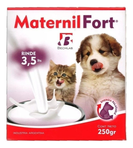 Maternil Fort Leche En Polvo Cachorro 250gr