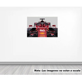 Vinil Sticker Pared 70 Cm. Lado Ferrari F1 Modbe012