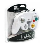 Gamecube / Wii Compatible Blanca Controlador.