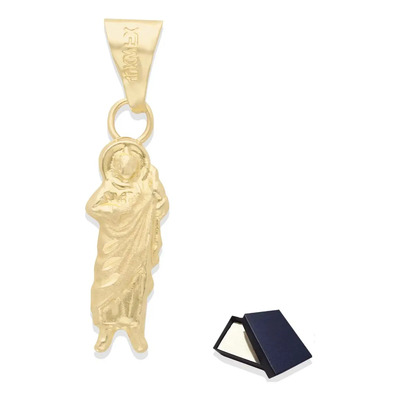 Medalla Dije San Judas Tadeo Oro 10k Kilates Mujer Bebe Dije Mini Niña Niño Oro Dama Medallas Religiosas Oro 10k Bautizo... Amarillo
