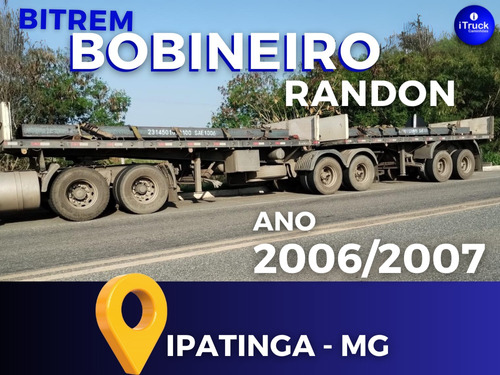 Carreta Bitrem Bobineiro Randon 2006/2007= Noma Guerra