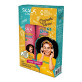 Skala Kit Shampoo Mas Acondicionador Kids Crespinho Divino