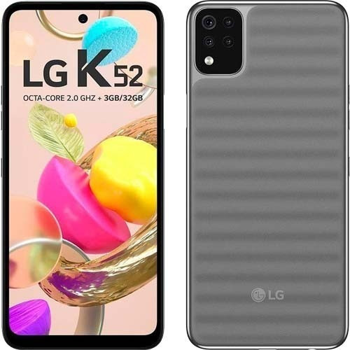 Smartphone LG K52 - Cinza - Ram 3gb - 64gb - 6.6  - 4g