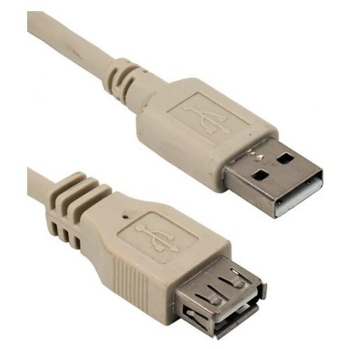 Paq. 6 Extensión Usb M-h De 1,8 M Con Conectores Niquelados