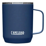 Caneca Térmica Camelbak Camp Mug Aço Inox Isolado Tri-mode Cor Azul Liso