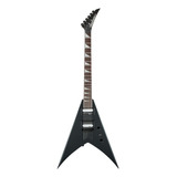Guitarra Eléctrica Jackson Js Series King V Js32t De Álamo Gloss Black Brillante Con Diapasón De Amaranto