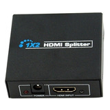 Splitter Switch Hdmi 1.4 1080p Activo Amplificador 2 Salidas