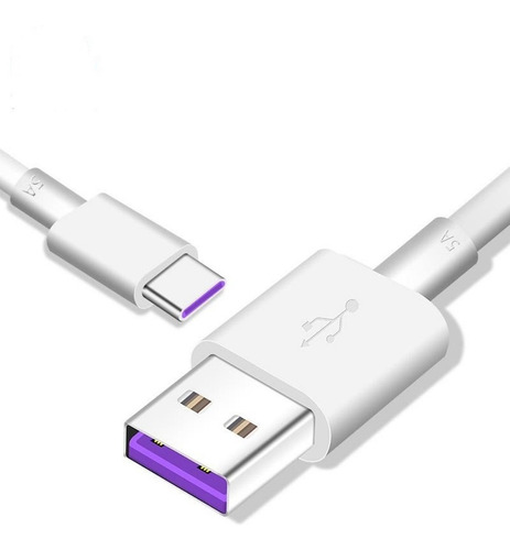 Cable Usb Huawei Tipo C Original 5a - 5v Supercarga Mate P 