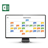 Formato Organigrama Rh Plantilla Excel