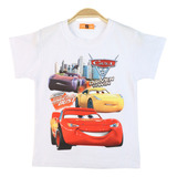 Disney Cars Mcqueen - Playera De Manga Corta Para Niño