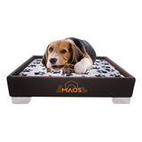 Cama Para Perros Y Gatos Acolchada Patas En Acero Inoxidable