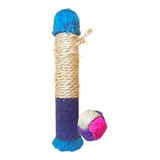 Kit X2 Unidades Juguetes Mascota Gatos Rascador Pelota Sisal