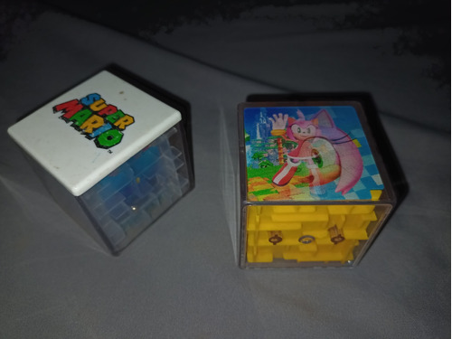 Juguetes Promocionales Cubo Super Mario Y Amy De Sonic 