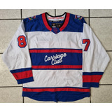 Jersey Carriage Club Nhl Troy Hockey Usa Bordado Amateur L