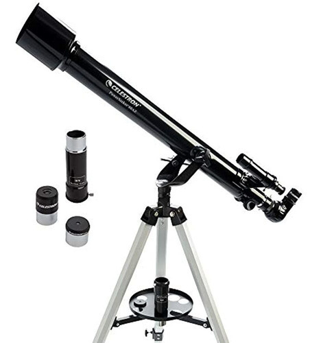 Celestron 21041 Telescopio 60az Refrectpr Powerseeker Color Glossy Silver Aluminum