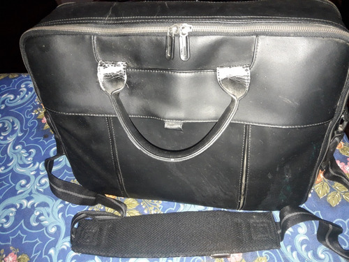 Bolso-maletin Cuero Dell Notebook 17 Usado Perfecto Estado