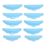 Bob De Silicone Pads P/ Lash Lifting Cílios - 5 Pares Azul