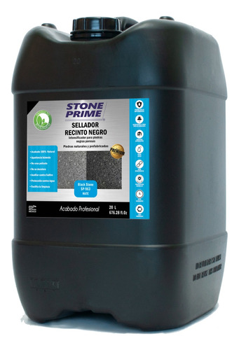 Sellador Recinto Apariencia Mojado Black Stone Mate 20 L