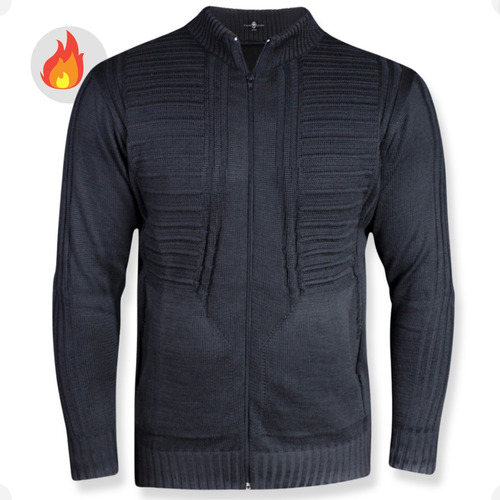 Sueter Masculino Preto Trico Blusa De Frio Masculina Grossa