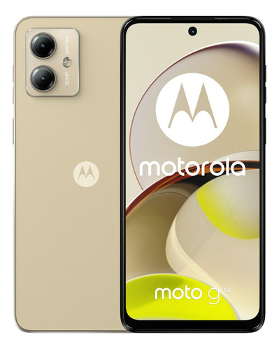  Moto G14 Dual Sim 128 Gb Beige 4 Gb Ram