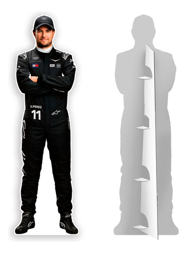 Corredor De Formula 1 Figura De Coroplast 170cm. Display