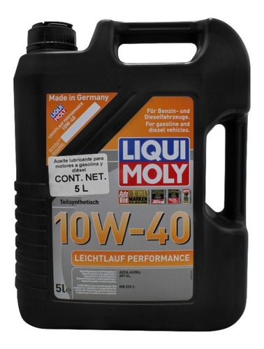 Aceite Motor Liquimoly 10w-40 Semi Sintetico 5 Lts 