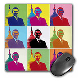 Mouse Pad Obama Pop Art 8x8  