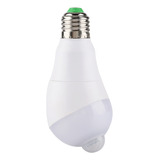 Bombilla Led Con Sensor De Movimiento Con Cabezal De Detecci