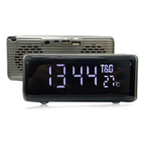 Radio Reloj Digita Despertador Parlante Bluetooth Y Usb