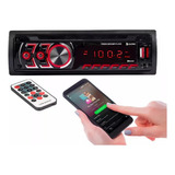 Autoestereo Desmontable Bluetooth Sd Mp3 Aux Usb