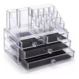 Organizador Caja Maquillaje Cosmeticos X3 Cajones X1 Exhibid