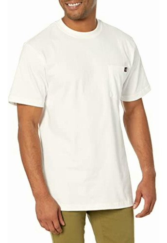 Dickies Men's Short Sleeve Pocket Tee, White, Medium