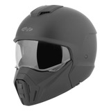 Casco Joe Rocket 3/4 Rkt 250 Negro Mate + Mica Polarizada