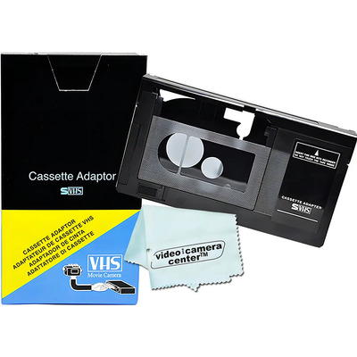 Vcc Cassette Adaptor Vhs - Adaptador De Video Para Cassettes - Compatible Con Reproductores Vhs - Ideal Para Convertir Y Reproducir.