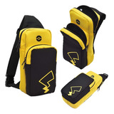 Bolsa Mochila Transporte Para Nintendo Switch Pikachu Case