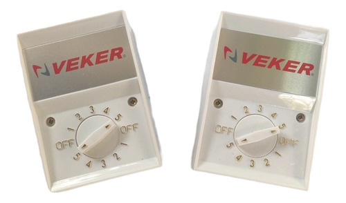 2 Controles Para Ventilador Universales Marca Vecker 5 Vel.