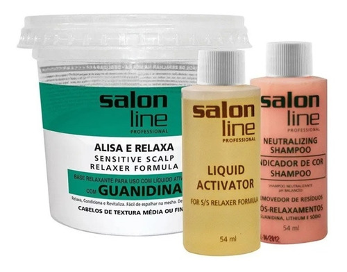 Alisa E Relaxa Guanidina Tradicional Regular 218g Salon Line