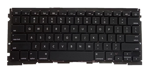 Teclado De Repuesto Us Con Inglés Retroiluminado Negro Para