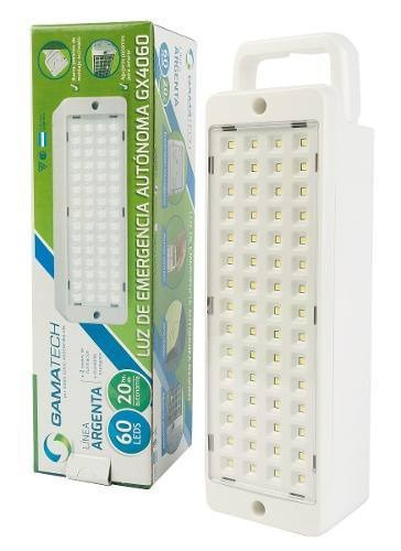 Luz De Emergencia Gama Sonic Gx4060 L2 Led Con Batería Recargable