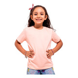 Camiseta Juvenil Infantil Menina E Menino Básica Camisa 